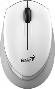 Mysz Genius Mysz NX-7009, 1200DPI, 2.4 [GHz], optyczna, 3kl., bezprzewodowa, biało-szary, 1 szt AA, Blue-Eye sensor, symetryczna 2