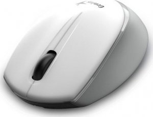 Mysz Genius Mysz NX-7009, 1200DPI, 2.4 [GHz], optyczna, 3kl., bezprzewodowa, biało-szary, 1 szt AA, Blue-Eye sensor, symetryczna 3