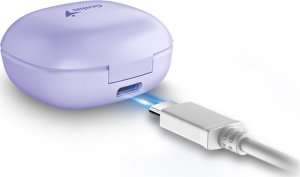 Słuchawki Genius Genius HS-M905BT, mikrofon, zmiana utworu, fioletowy, 2.0, etui z ładowarką, sport typ USB-C 6