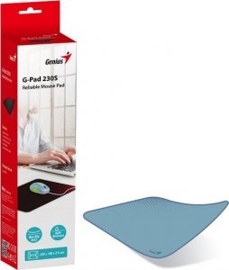 Podkładka Genius Podkładka pod mysz G-Pad 230S, tkanina, niebiesko-szara, 2,5 mm, Genius 3