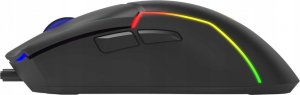 Mysz Marvo Marvo Mysz M655, 12000DPI, optyczna, 7kl., przewodowa USB, czarna, do gry, podświetlona 2