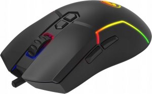 Mysz Marvo Marvo Mysz M655, 12000DPI, optyczna, 7kl., przewodowa USB, czarna, do gry, podświetlona 3