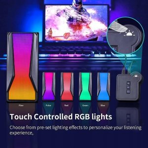 Głośniki komputerowe Marvo Marvo głośniki SG-274, 2.0, 6W, czarne, regulacja głośności, 150Hz-20kHz, RGB 2