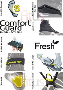 Fischer Buty biegowe Fischer XC Comfort Pro Rental 2023 6