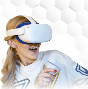 Gogle VR Vortex Virtual Reality NOWE Gogle VR - Oculus Quest 2 - 64 Gb 1