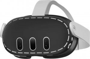 Gogle VR Vortex Virtual Reality Silikonowy pokrowiec na gogle do Meta Quest 3 | Czarny 1