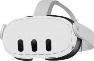 Gogle VR Vortex Virtual Reality Silikonowy pokrowiec na gogle do Meta Quest 3 | Szary 1
