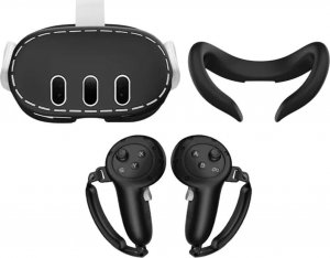 Gogle VR Vortex Virtual Reality Zestaw silikonowych ochronek 3w1 | do Meta Quest 3 1