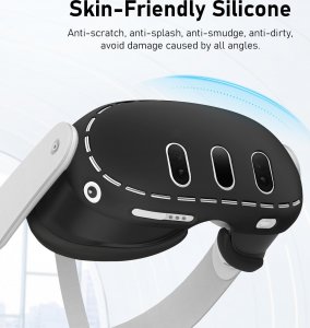 Vortex Virtual Reality Zestaw silikonowych ochronek 3w1 | do Meta Quest 3 6