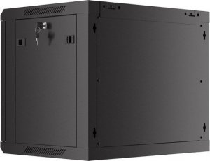 Szafa Lanberg Szafa wiszšca 19 cali 9U 600x450 drzwi perforowane (flat pack) czarna 6