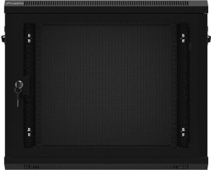 Szafa Lanberg Szafa wiszšca 19 cali 9U 600x450 drzwi perforowane (flat pack) czarna 8