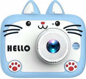 Aparat cyfrowy APARAT CYFROWY FOTOGRAFICZNY DLA DZIECI KAMERA ZABAWKA GRY 40Mpx+KARTA 32GB 11