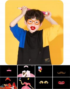 Aparat cyfrowy APARAT CYFROWY FOTOGRAFICZNY DLA DZIECI KAMERA ZABAWKA GRY 40Mpx+KARTA 32GB 12