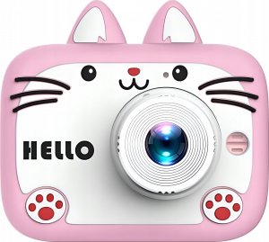 Aparat cyfrowy APARAT CYFROWY FOTOGRAFICZNY DLA DZIECI KAMERA ZABAWKA GRY 40Mpx+KARTA 32GB 10