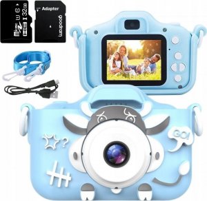 Aparat cyfrowy dla dzieci kamera Pirat 40Mpx + karta 32GB niebieski 1