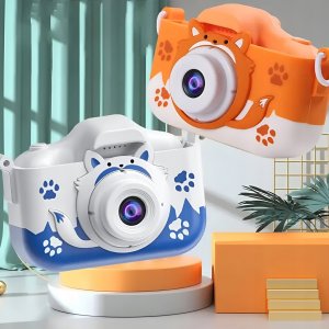 Aparat cyfrowy dla dzieci kamera zabawka 40Mpx + karta32GB niebieski 2