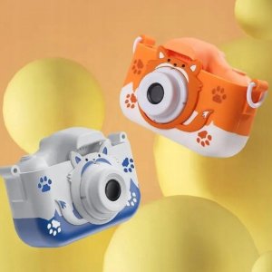 Aparat cyfrowy dla dzieci kamera zabawka 40Mpx + karta32GB niebieski 9