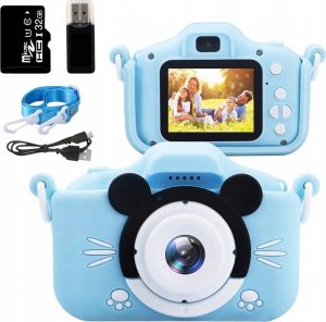 Aparat cyfrowy dla dzieci kamera zabawka 40Mpx + karta 32GB niebieski 1