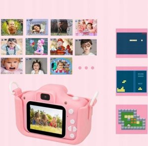 Aparat cyfrowy APARAT DLA DZIECI KAMERA ZABAWKA 40Mpx +KARTA 32GB 12