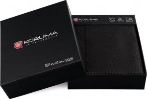 KORUMA Skórzany portfel antyRFID koloru czarnego - Koruma (SM-908GBL) Uniwersalny 8