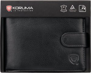 KORUMA Czarny portfel antyRFID - Koruma (SM-905GBL) Uniwersalny 1