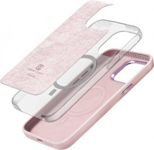 Crong Etui Color Cover LUX Magnetic iPhone 15 Pro MagSafe Różowe 2