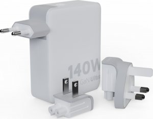 Xtorm Adapter podróżny GaN Ultra 140W wtyczki EU,US,UK + kabel USB-C PD 5