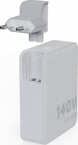 Xtorm Adapter podróżny GaN Ultra 140W wtyczki EU,US,UK + kabel USB-C PD 10
