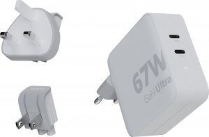 Xtorm Adapter podróżny GaN Ultra 67W wtyczki EU,US,UK + kabel USB-C PD 2