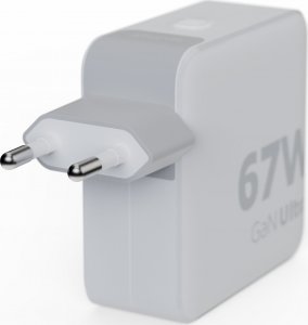 Xtorm Adapter podróżny GaN Ultra 67W wtyczki EU,US,UK + kabel USB-C PD 6