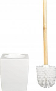 Sepio Nowoczesna szczotka wc toaletowa biała wytrzymałe wykonanie stylowa duża 1