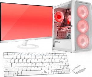 Komputer Vist Zestaw WHITE Gaming Ryzen 5 5600G 32GB RX VEGA7 SSD 1TB M.2 W11 24" 1