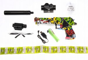 Skleplolki BEZPIECZNY pistolet karabin automat KULKI ŻELOWE 3