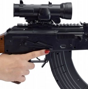 Skleplolki KARABIN AUTOMAT NA KULKI ŻELOWE PISTOLET DUŻY AK47 11