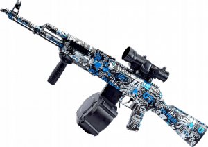 Skleplolki KARABIN AUTOMAT NA KULKI ŻELOWE PISTOLET DUŻY AK47 3