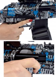 Skleplolki KARABIN AUTOMAT NA KULKI ŻELOWE PISTOLET DUŻY AK47 6