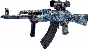 Skleplolki KARABIN AUTOMAT NA KULKI ŻELOWE PISTOLET DUŻY AK47 8