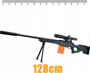 Skleplolki KARABIN NA STRZAŁKI GIGANT 128cm SNAJPER PISTOLET 3