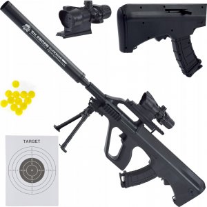 Skleplolki KARABIN PISTOLET NA KULKI AUG ASG REPLIKA LASER 2