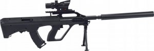 Skleplolki KARABIN PISTOLET NA KULKI AUG ASG REPLIKA LASER 7