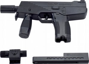 Skleplolki KARABIN PISTOLET NA KULKI MP9 ASG REPLIKA LASER 8