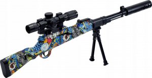 Skleplolki KARABIN SNAJPERKA NA KULKI ŻELOWE PISTOLET WIELKI 3