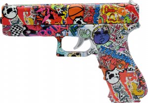 Skleplolki PISTOLET 2x GLOCK KARABIN NA KULKI ŻELOWE 4