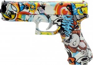 Skleplolki PISTOLET 2x GLOCK KARABIN NA KULKI ŻELOWE 8