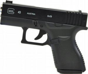 Skleplolki PISTOLET KULKI TŁUMIK GLOCK ASG METAL 800 GRATIS 14
