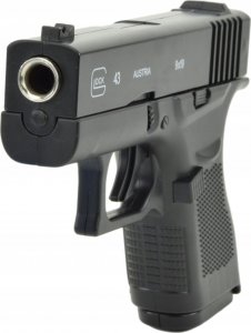 Skleplolki PISTOLET KULKI TŁUMIK GLOCK ASG METAL 800 GRATIS 8
