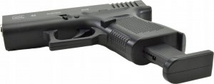 Skleplolki PISTOLET KULKI TŁUMIK GLOCK ASG METAL 800 GRATIS 9