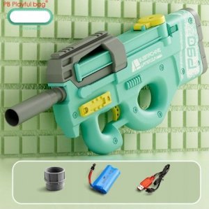 Skleplolki PISTOLET NA WODĘ ELEKTRYCZNY MIOTACZ DLA DZIECI 5