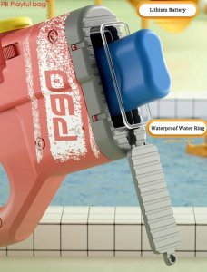 Skleplolki PISTOLET NA WODĘ ELEKTRYCZNY MIOTACZ DLA DZIECI 7