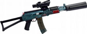 Skleplolki BEZPIECZNY KARABIN OGROMNY AUTOMAT KULKI ŻELOWE PISTOLET Z ŁUSKAMI 8